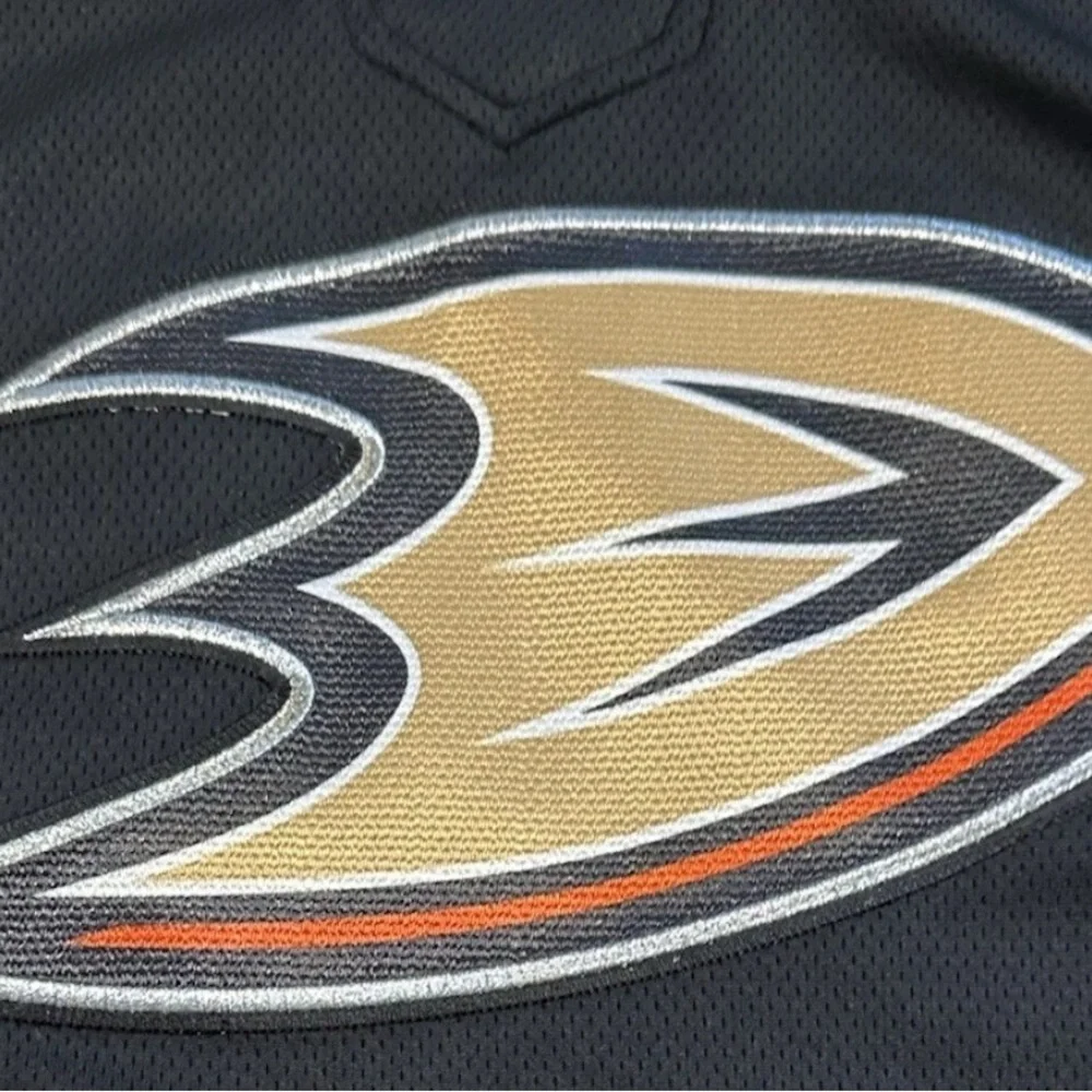Fanatics Black and Orange Anaheim Ducks Jersey - Picture 2 of 5